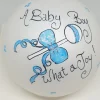 Baby Boy Joy Painted Heartfelt Glass Ornament