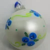 Blueberry Cluster Hand Painted Glass Ornament