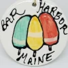 Buoys On Disc Ceramic Ornament