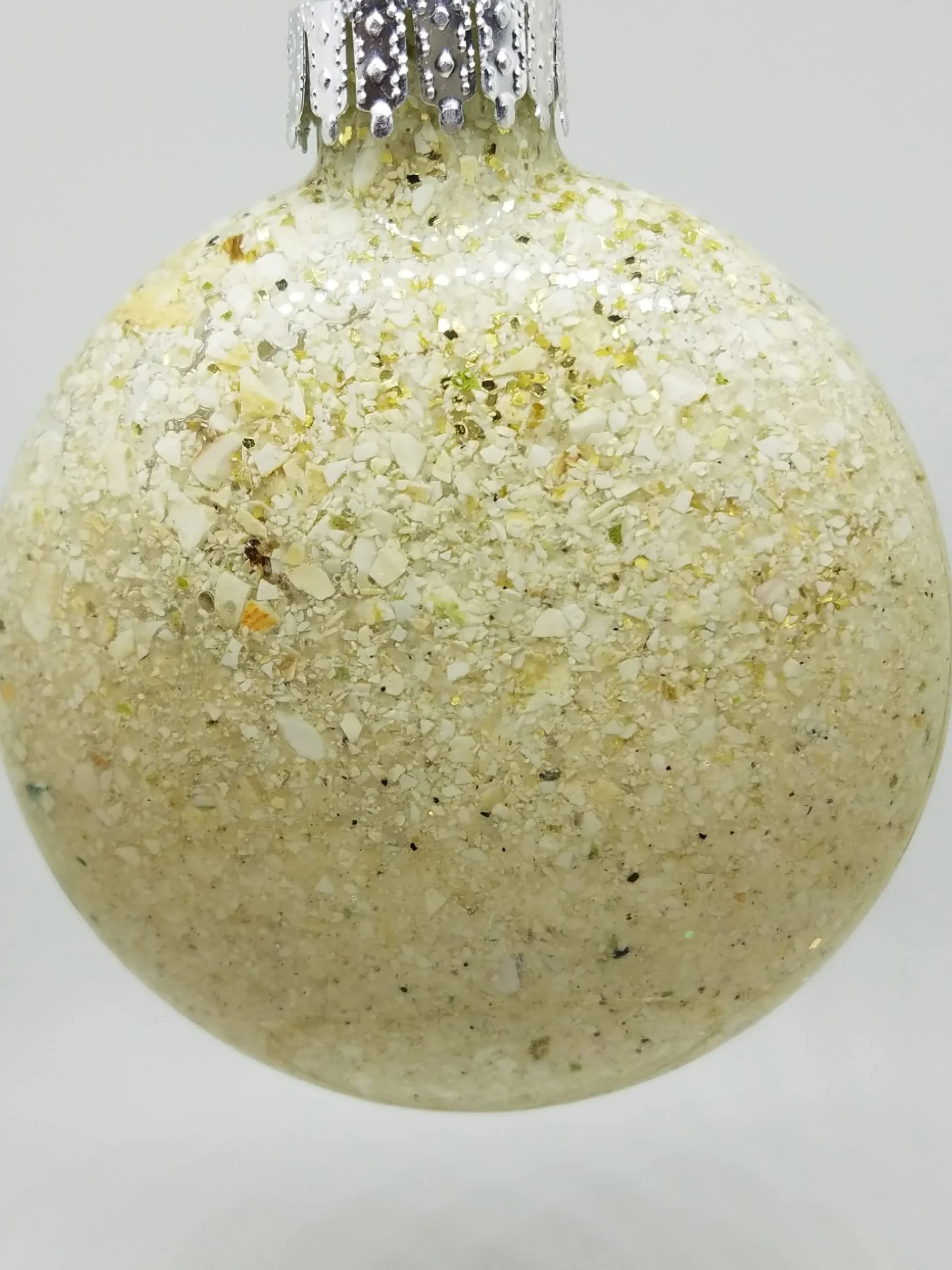 Clam Shell Glass Ornament