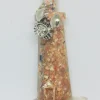 Lighthouse With Crushed Lobster And Mussel Shell Ornament