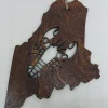 Lobster Maine State Dark Wood Ornament