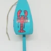 Lobster On Blue Buoy Ornament