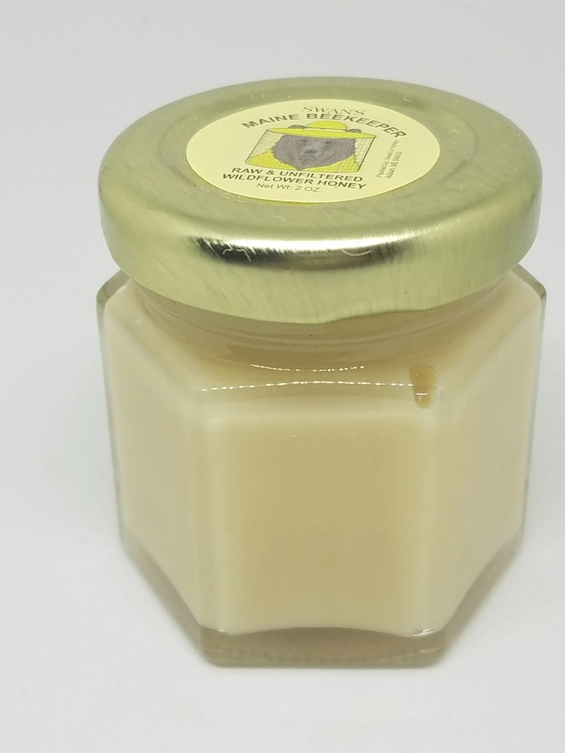 Raw Unfiltered Honey Jar 2Oz
