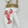 Red Lobster On White Lobster Claw Ornament